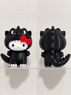 3D Hello Kitty Godzilla