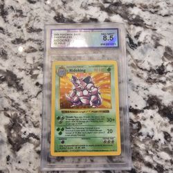 Shadowless Nidoking Graded Card 