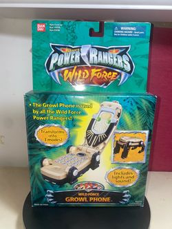 BANDAI Power Rangers Wild Force MORPHER (GROWL PHONE) (WORKING) COMPLETE IN BOX