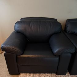 Like-New Modern Black Couch