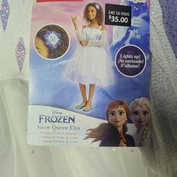 Frozen Costume Dress Size 7-8