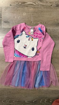 New Gabby’s Dollhouse Sweater Tutu Dress Size 6