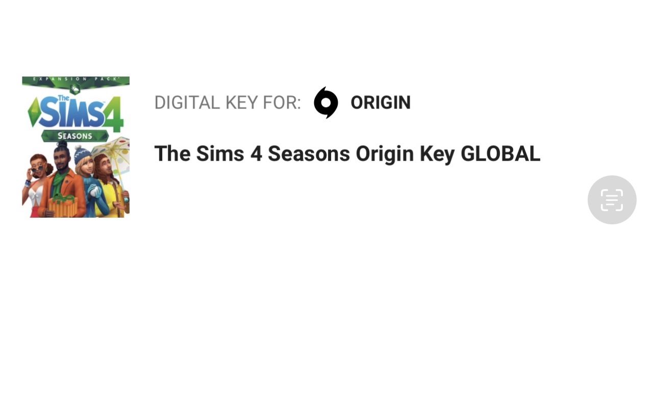 The Sims 4 Seasons Origins Key GLOBAL