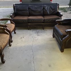 Leather Living Room Set 