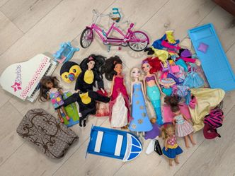 Barbie and Disney Princess set of things
