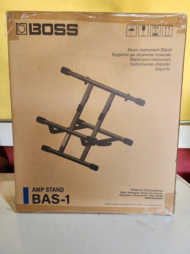 BOSS BAS-1 Open Back/Closed Back Amp Stand Black
- Brand New In Box