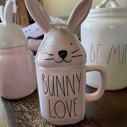 Rae Dunn Limited Edition Bunny Love Mug