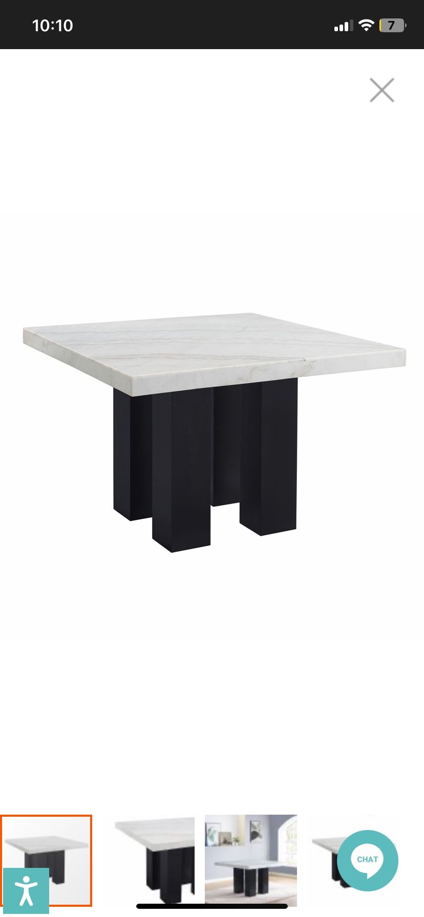 Steve Silver Camila Marble Table