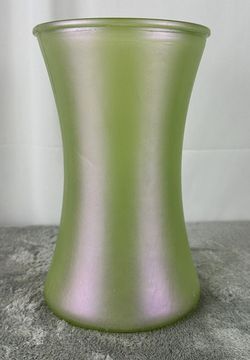 Vintage Rare Matte Green Vase 