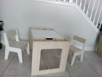 Toddler table with chairs