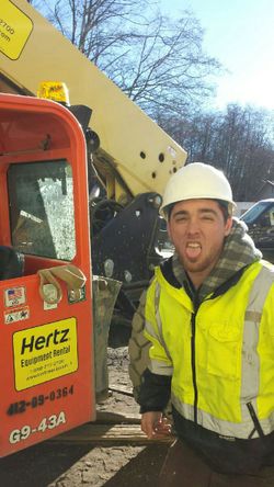 Hi vis hard hat