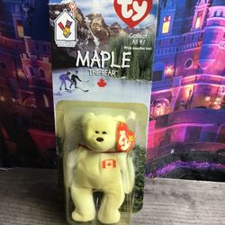 Ronald Mcdonalds Ty Beanie Baby 1999 Maple The Bear 