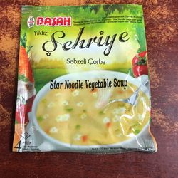 Rare Star Noodle Vegetable Soup