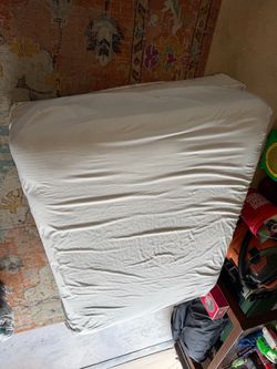 (Full) size mattress , box spring and frame