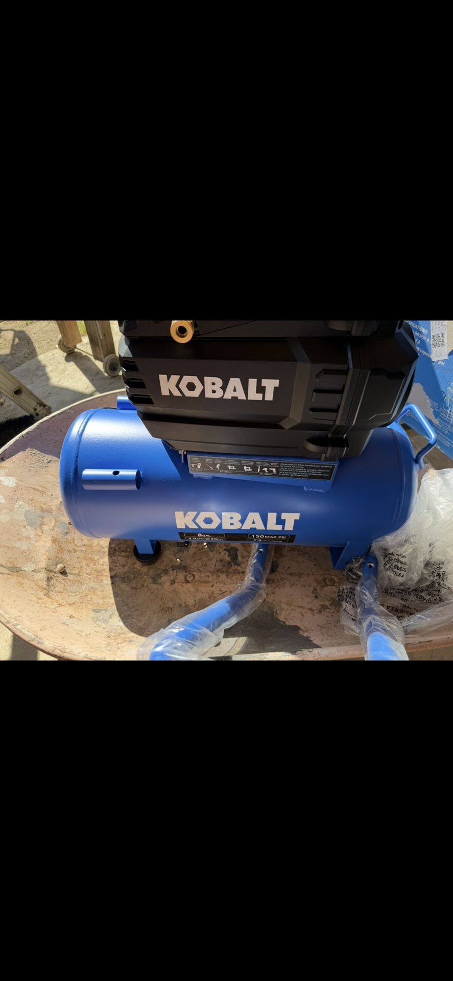 8 Gallons Kobalt Air Compressor