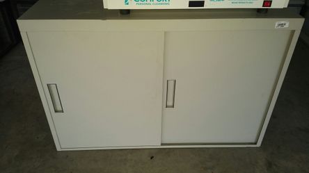 Lateral File Cabinet with Double Movable Doors