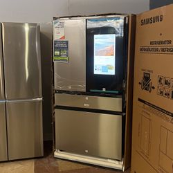 MOTHERS DAY SALE ✅ Samsung Bespoke 29 Cu Ft Family Hub Four Door Refrigerator 