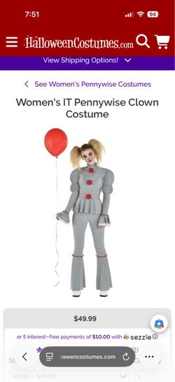 Women's IT Pennywise Clown Costume