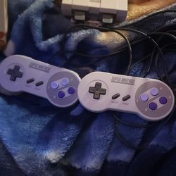 Mini Super Nintendo With Controllers 