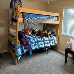 Wood Bunk Bed