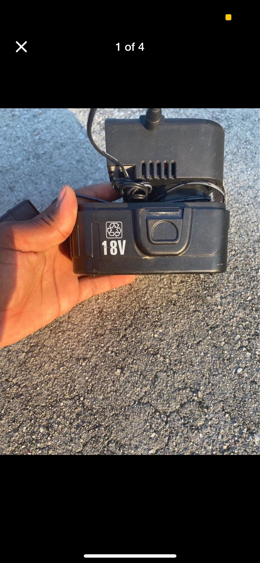 Bosch 18V Battery + Charger. Aftermarket 25$