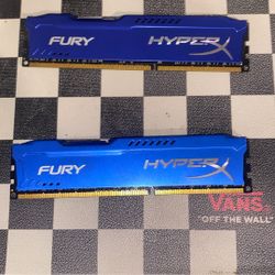 Hyperx Fury Ddr3 Ram 2x8gb 
