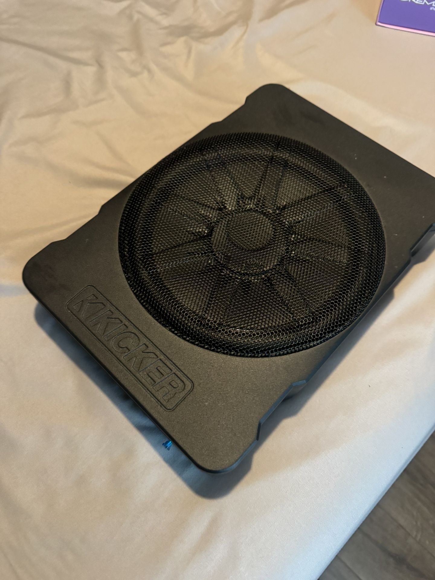Kicker 10inch Sub / Amp Under The Seat
