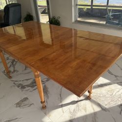 Beautiful Real Maple Resin Table
