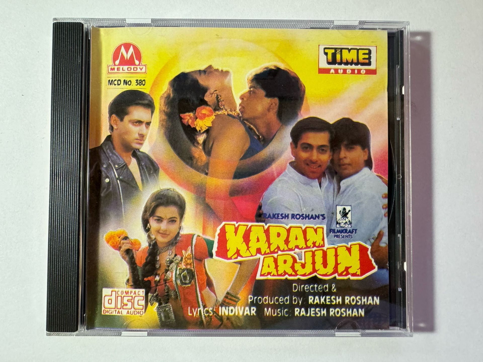 KARAN ARJUN-MUSIC-RAJESH ROSHAN.BOLLYWOOD CD MELODY 1995 ** MINT ** 