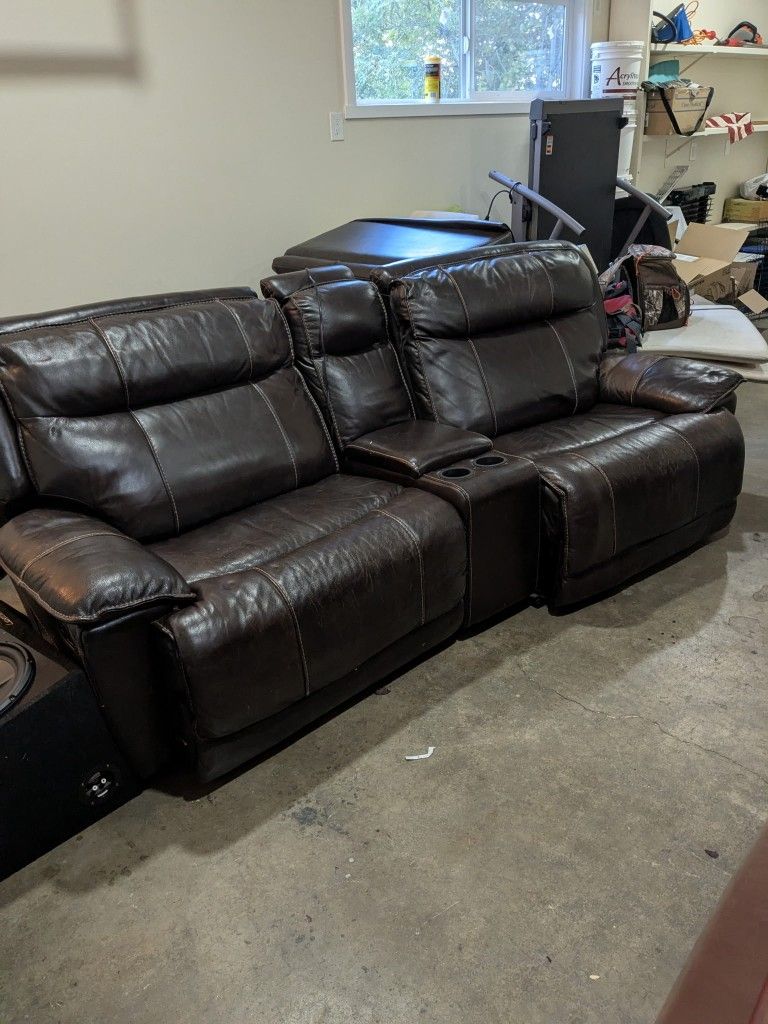 Reclining Leather Couches