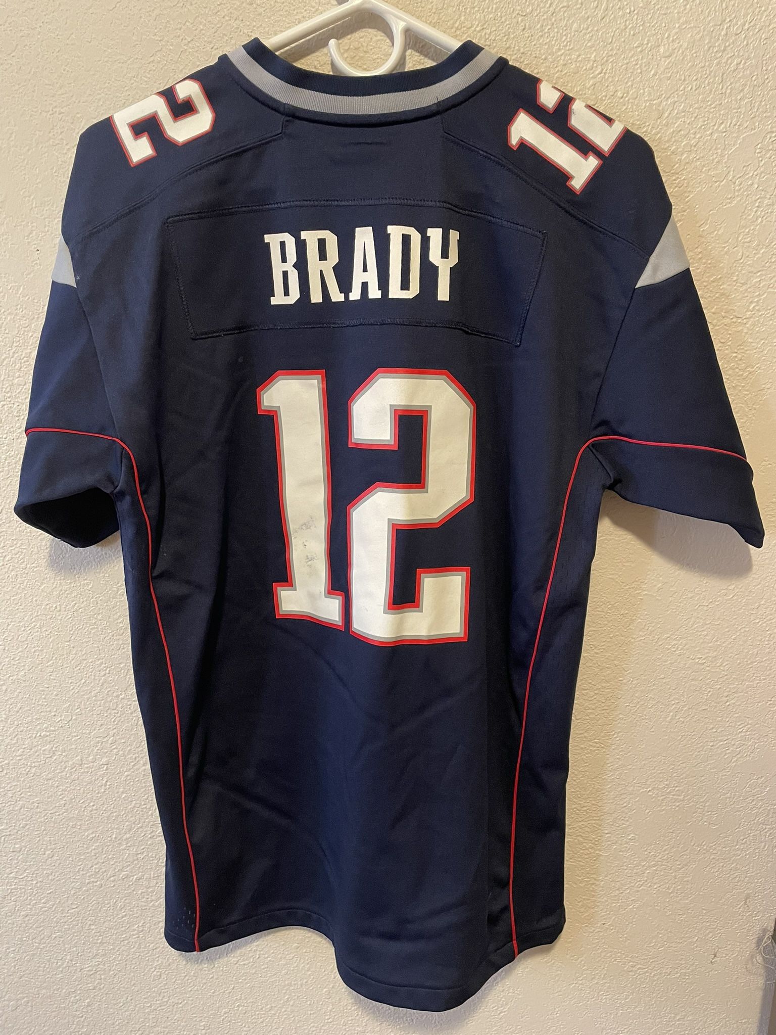 NFL YOUTH Nike Tom Brady New England Patriots Game Jersey - Blue XL