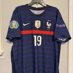 #19 Karim Benzema 20/21 France Home National team Authentic Nike Jersey