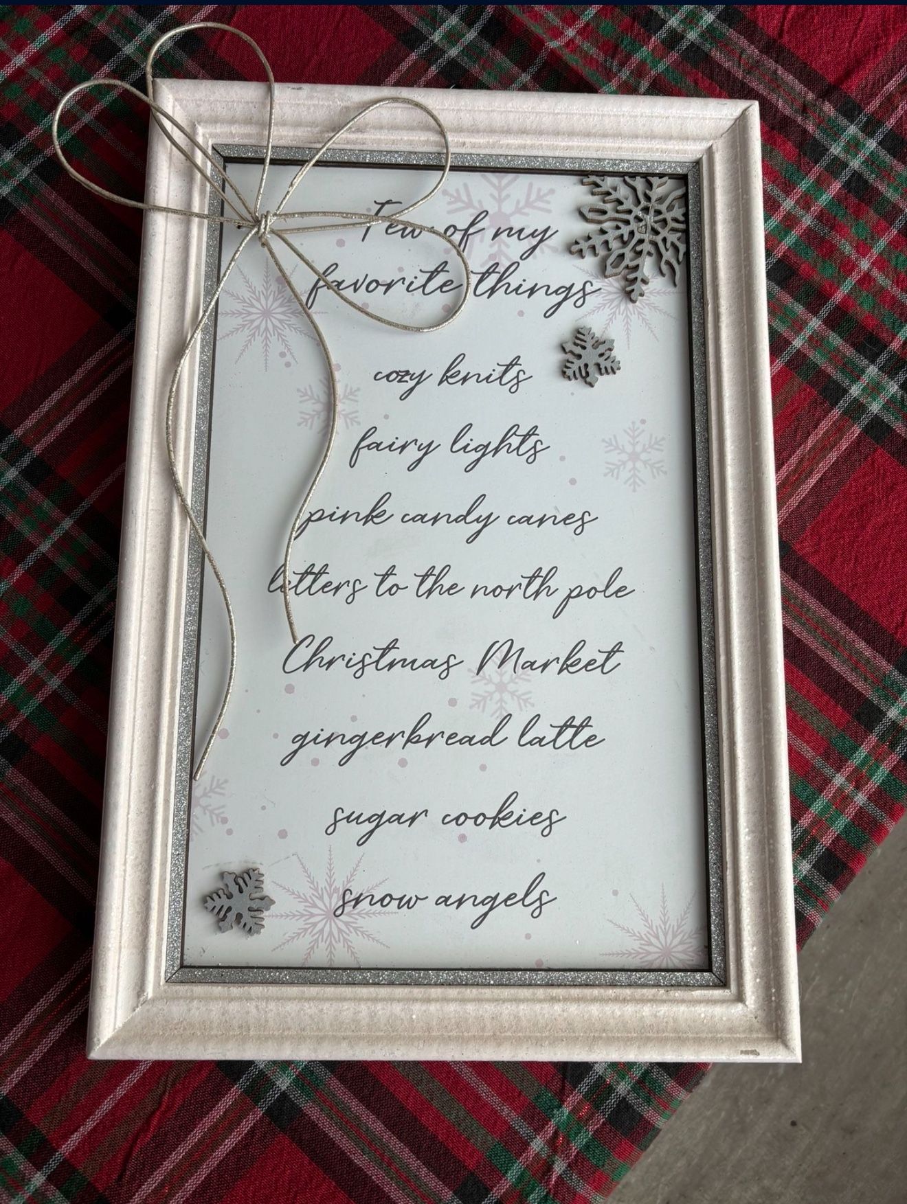 Christmas Wall Sign Decor