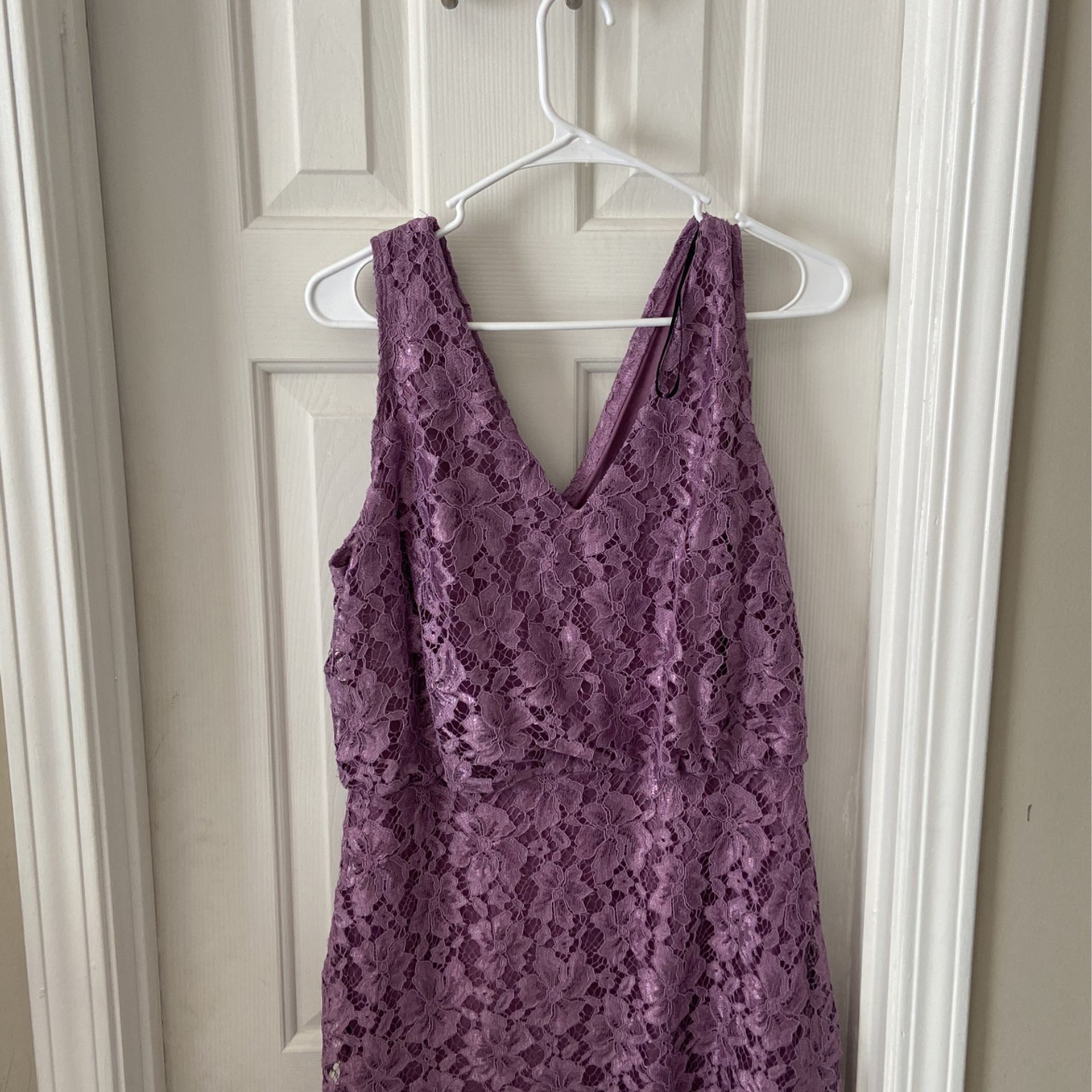 Purple Lace Dress 