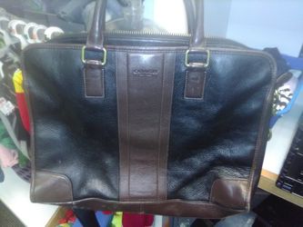 Coach leather breifcase