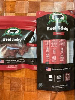 1 JERKY + 1 BEEF STICKS. MELELEUCA.