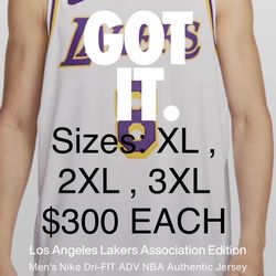 Nike Los Angeles Lakers Association Edition Dri-FIT ADV Authentic Kobe Bryant Jersey NEW/SNKRS RECEIPT SIZES: XL , 2XL , 3XL $300 EACH FIRM ONLY!