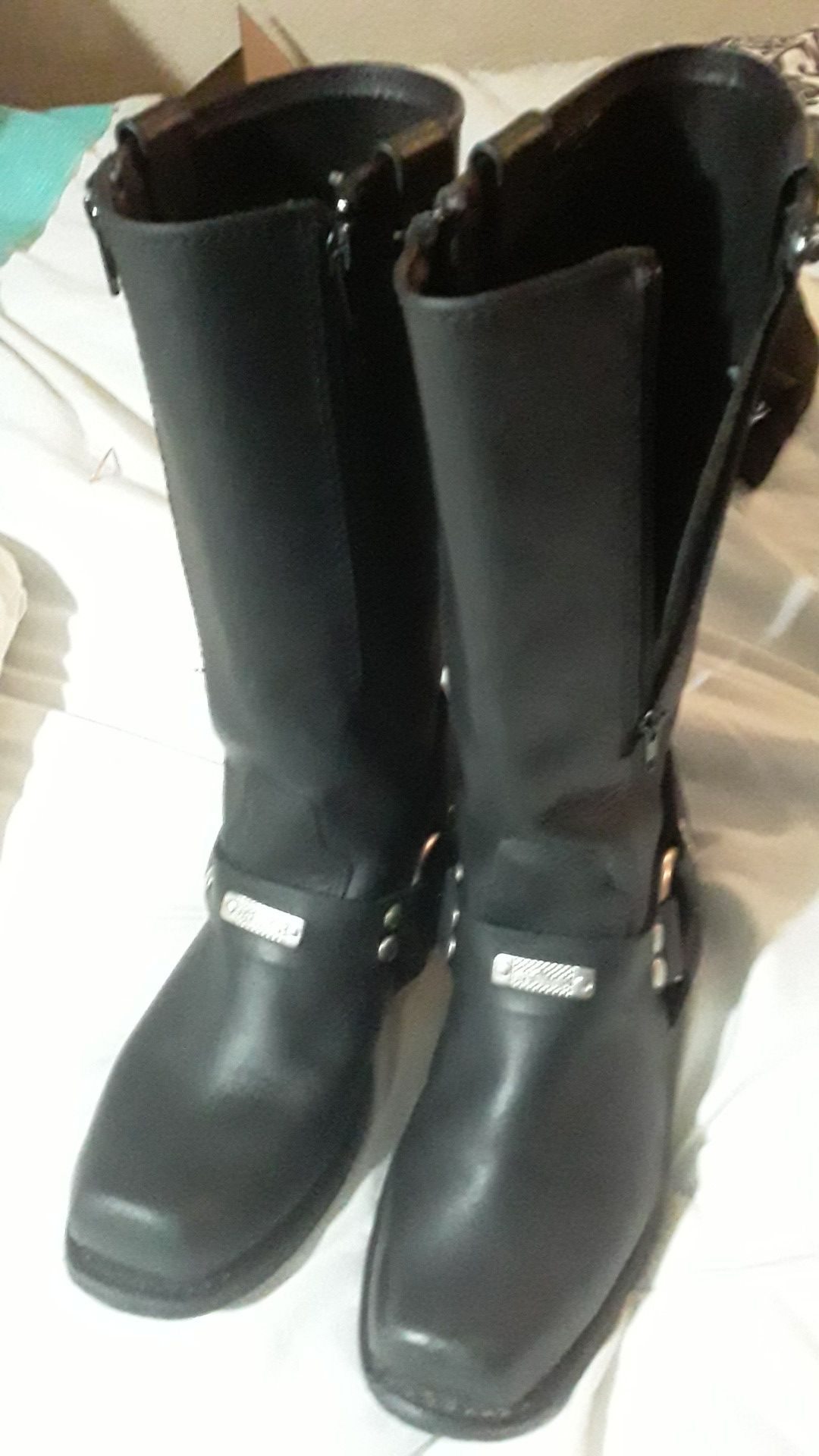 Motorcycle riding boots size 7