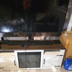 65" Vizio, Amazon Fire Stick, Vizio Soundbar With Side Speakers And Sub Woofer