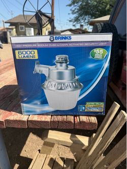 NEW-Brinks security light 6000 Lumes