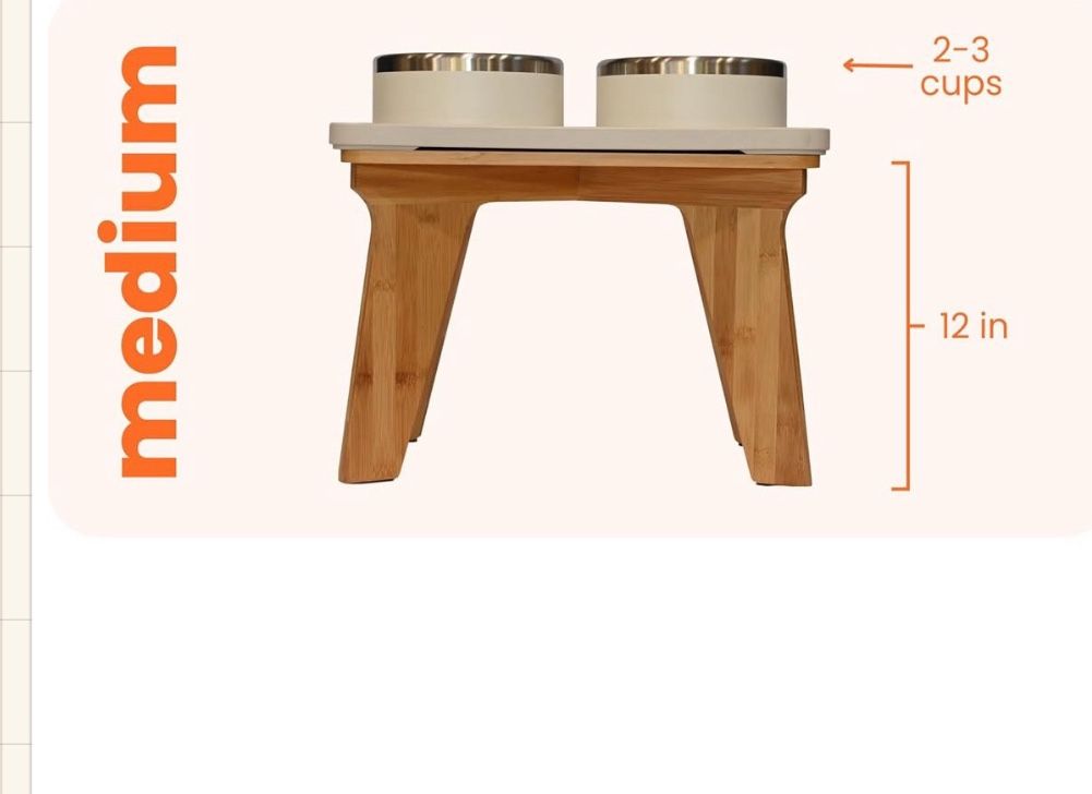 Trot Pets Elevated Dog Bowls