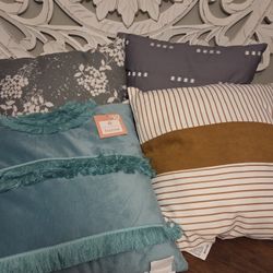 New Assorted Throw Pillows
