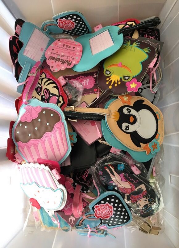 New Fluff luggage id tags