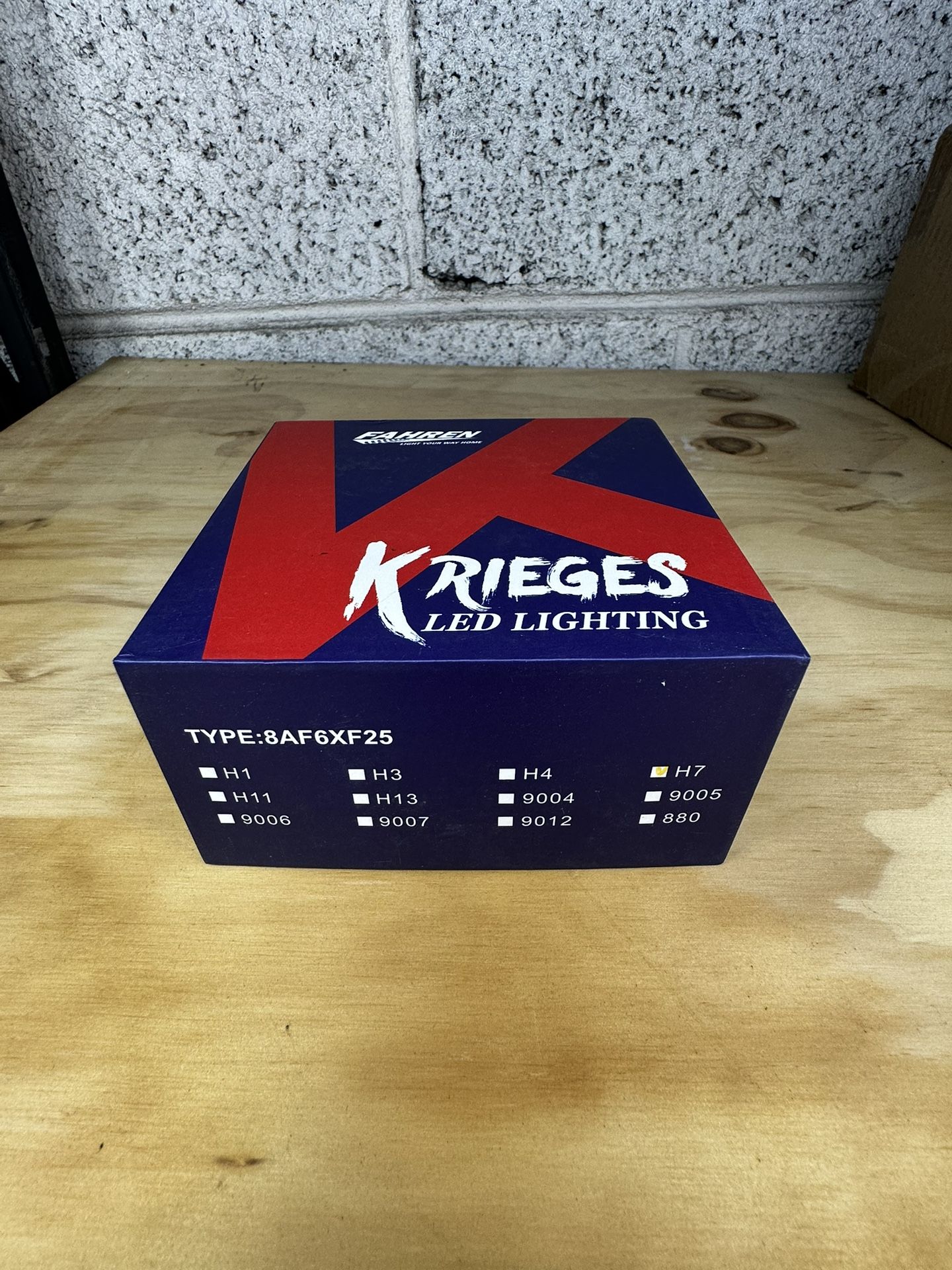 FAHREN KRIEGES LED LIGHTING H7 NEW