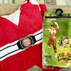 Men’s Power Ranger Costume - Gently Used - Red Ranger $10