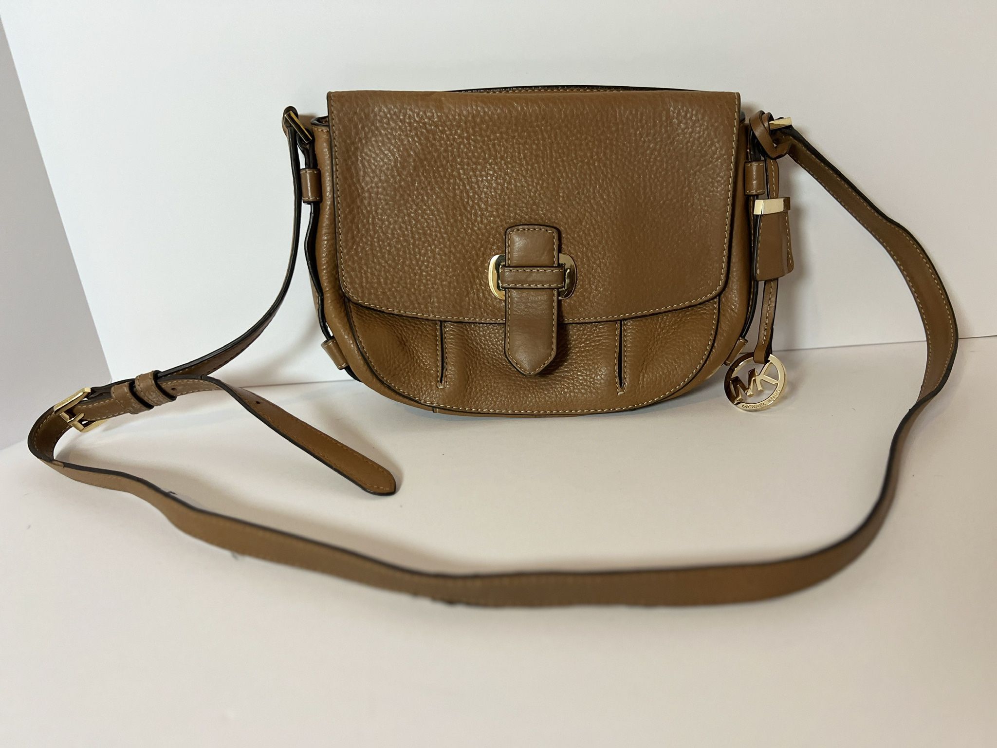 Michael Kors Romy Medium Pebbled Leather Crossbody Bag
