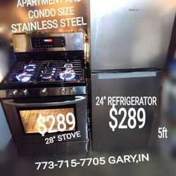24" Small Stove Fridge Refrigerator Water Heater Furnace Coil  Power Vent Electric 