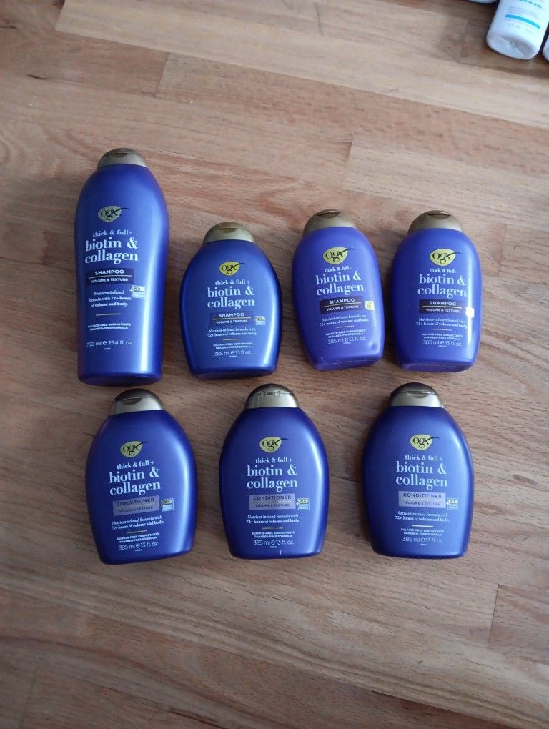 7 For $30 Ogx Shampoo And Conditioner 