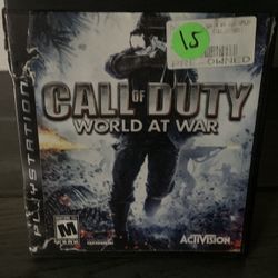 Call Of Duty World At War PS3