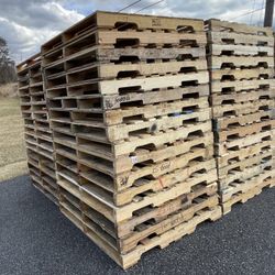 48x40 Wooden Pallets Grade A And B For Sale 